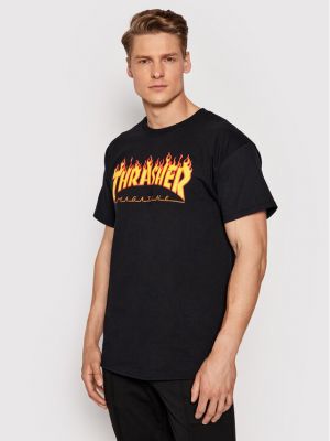 Marškinėliai Thrasher juoda
