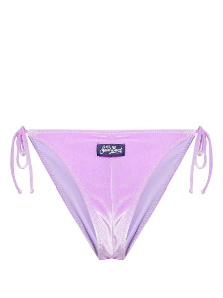 Bikini en velours Mc2 Saint Barth violet