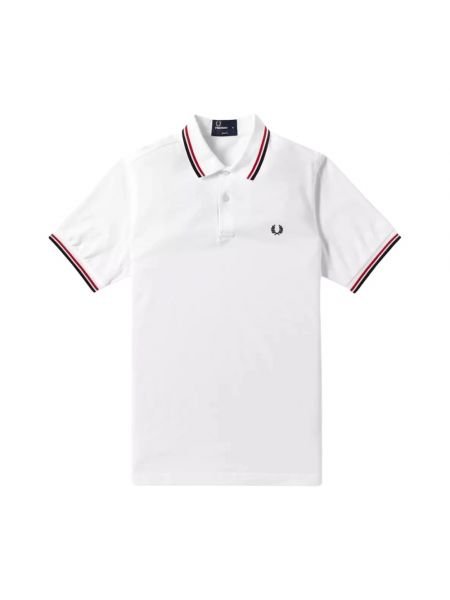Polo slim fit Fred Perry białe