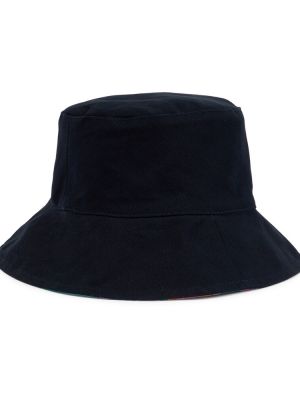 Obojstranná bavlnená čiapka Isabel Marant modrá