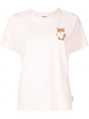 T-shirt con stampa Chocoolate rosa