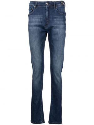 Bavlněné slim fit skinny džíny Versace Jeans Couture modré