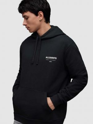 Pamučna hoodie s kapuljačom Allsaints