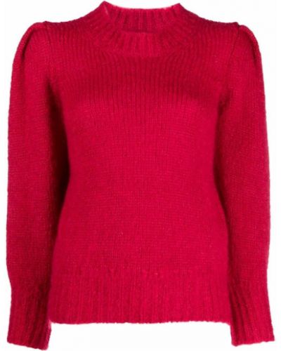 Jersey de tela jersey de cuello redondo Isabel Marant rojo