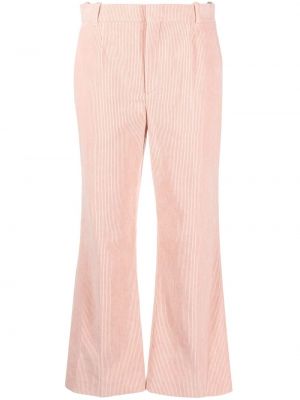 Spodnie sztruksowe Chloe różowe