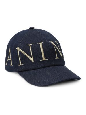 Хлопковая кепка Nina Ricci синяя
