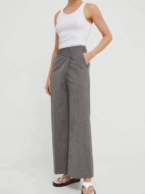 Kalhoty s vysokým pasem Lovechild šedé
