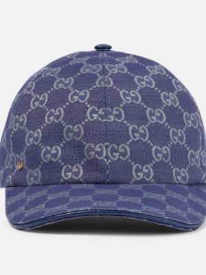 Cappello con visiera Gucci blu