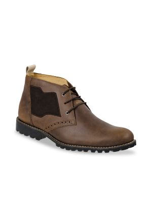 Льняные ботинки Sandro Moscoloni коричневые