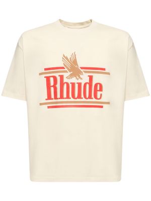 Памучна тениска Rhude бяло