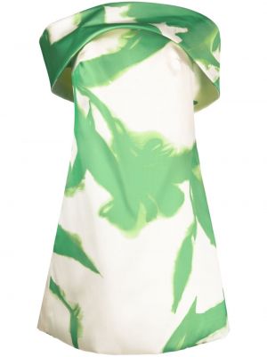 Koktejlkové šaty s potlačou s abstraktným vzorom Amsale
