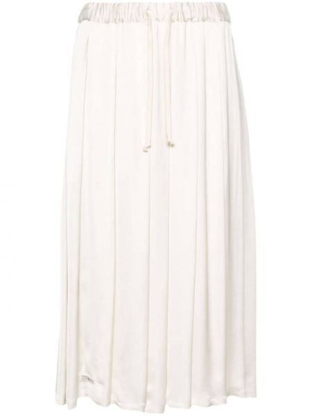 Plisované midi sukně Société Anonyme bílé