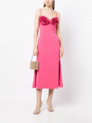 Večerní šaty bez rukávů Rachel Gilbert růžové
