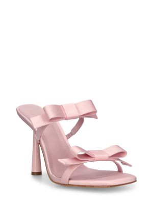 Satenske sandale Gia Borghini ružičasta