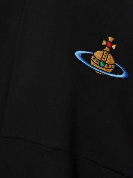 Jersey bombažna majica Vivienne Westwood črna