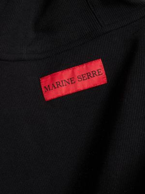 Bavlněné šaty Marine Serre černé