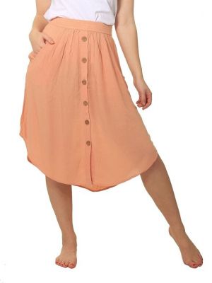 Suknja Rip Curl narančasta