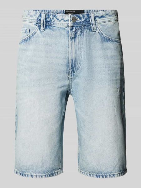 Szorty jeansowe z kieszeniami Tom Tailor Denim niebieskie