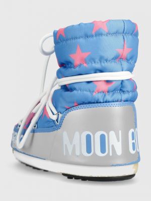 Cizme cu stele Moon Boot albastru
