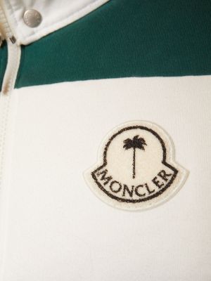 Péřová bunda jersey Moncler Genius zelená