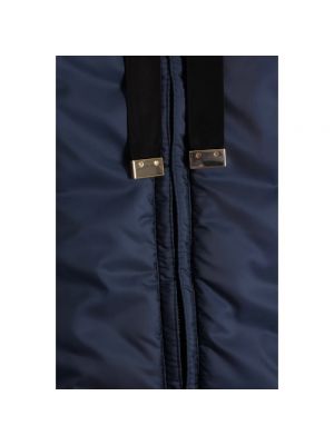 Chaqueta de nailon con capucha Max Mara azul
