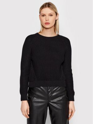 Пуловер Selected Femme черно