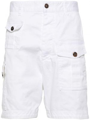 Kratke hlače kargo Dsquared2 bijela
