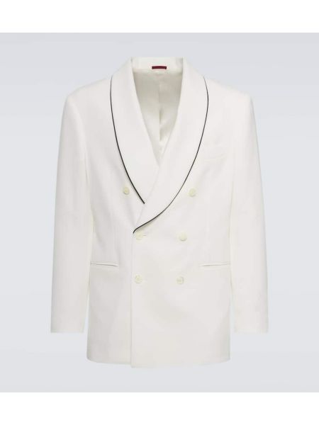 Costume en coton Brunello Cucinelli blanc