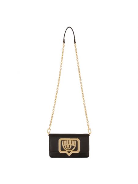 Elegant mini-tasche mit taschen mit schnalle Chiara Ferragni Collection schwarz
