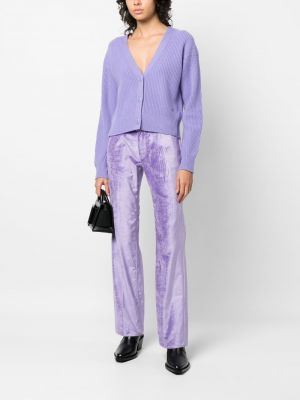 Pantalon en velours Rag & Bone violet