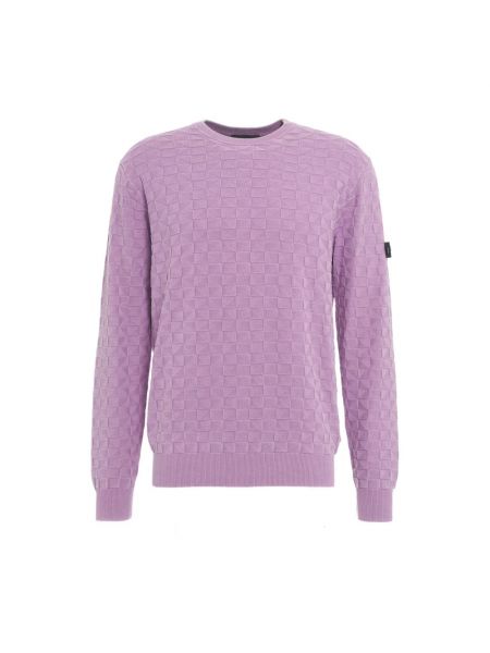 Dzianinowy sweter Peuterey fioletowy