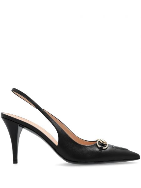 Slingback pumper med stropper Gucci sort