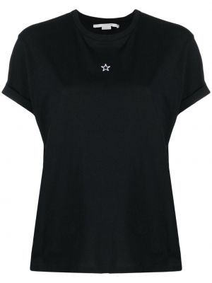 T-shirt con stampa con motivo a stelle Stella Mccartney nero