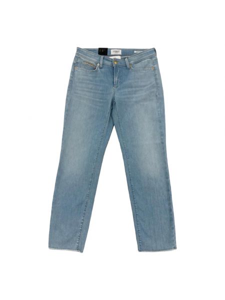Niebieskie proste jeansy Cambio