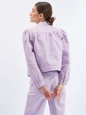 Džínsová bunda Orsay fialová