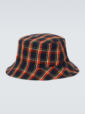Kostkovaný bavlněný klobouk Kenzo