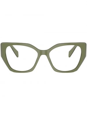 Lunettes de vue oversize Prada Eyewear vert