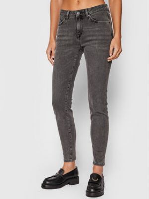 Jeans skinny Selected Femme gris