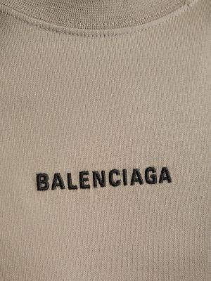 Tricou din bumbac din jerseu Balenciaga