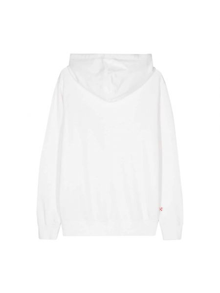 Bluza z kapturem bawełniana Mc2 Saint Barth biała