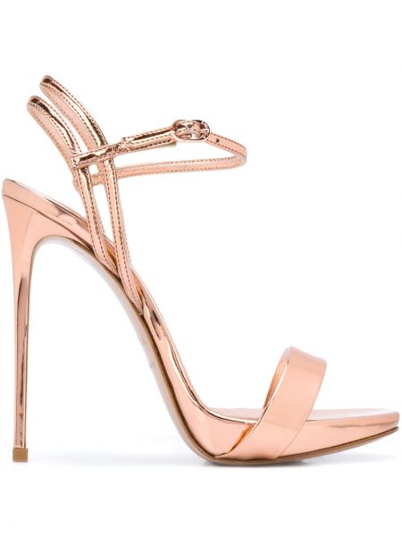Sandales ar papēžiem ar atvērtu purngalu Le Silla rozā
