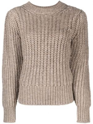 Плетен пуловер Isabel Marant кафяво