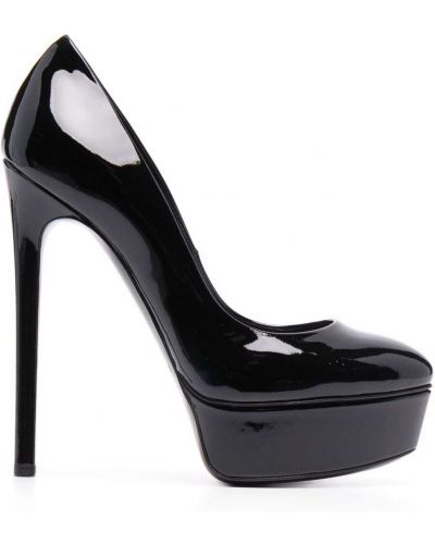 Полуотворени обувки Casadei черно