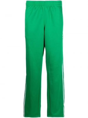 Pantaloni cu broderie Adidas verde