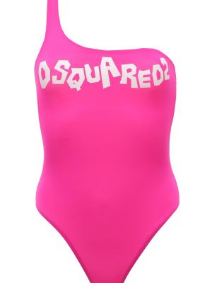 Слитный купальник Dsquared2 розовый