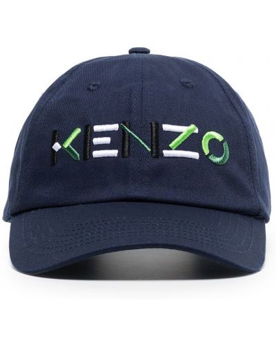 Brodert cap Kenzo blå