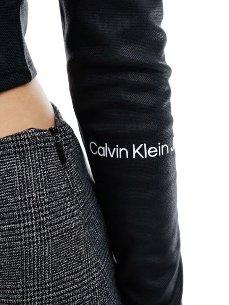 Джинсы с длинным рукавом Calvin Klein черные