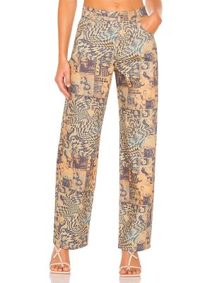 Pantaloni largi Miaou - Verde