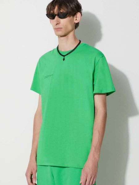 Bavlněné tričko s potiskem Pangaia zelené