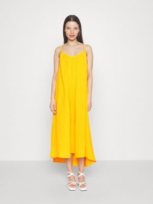 Длинное платье Vero Moda желтое